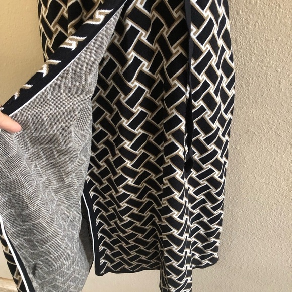 Diane Von Furstenberg Target Sleeveless Vintage Weave Sweaterknit Midi Wrap Dres - Picture 9 of 14